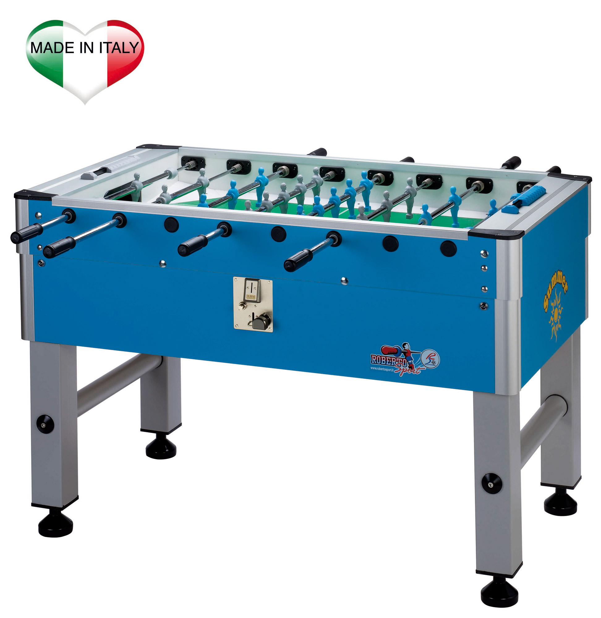 220 ROBERTO SPORT CALCIO BALILLA SUMMER OUTDOOR CON GETTONIERA